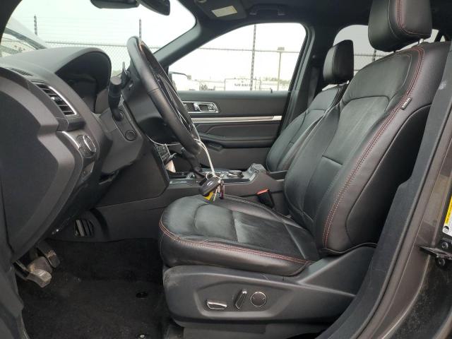 1FM5K8GT8JGB57178 - 2018 FORD EXPLORER SPORT Gris photo 7