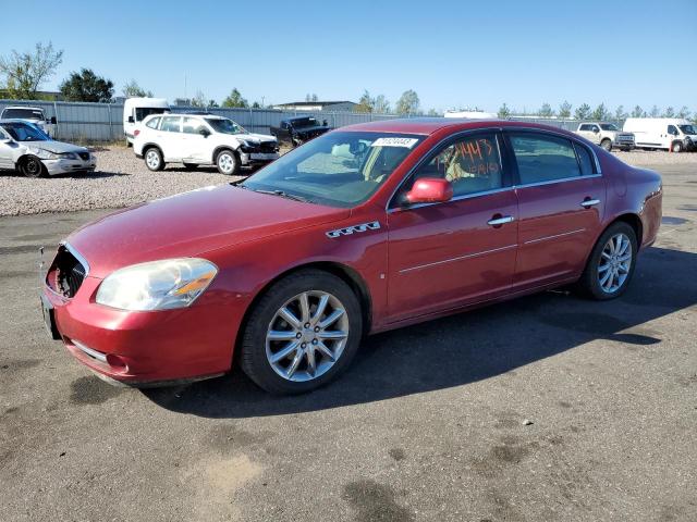 1G4HE57Y37U173233 - 2007 BUICK LUCERNE CXS RED photo 1