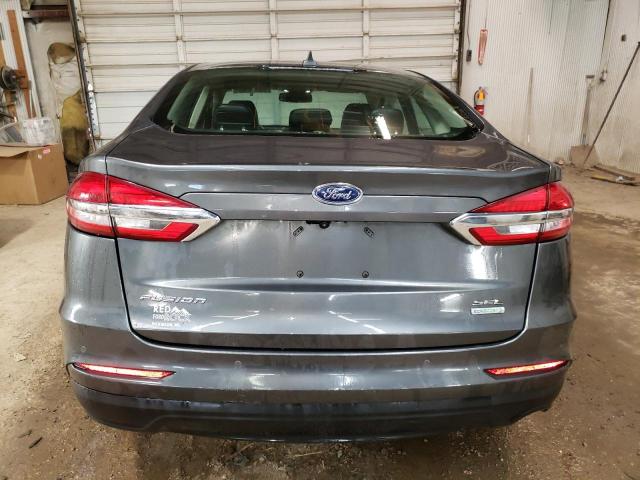 3FA6P0CD7LR246879 - 2020 FORD FUSION SEL GRAY photo 6