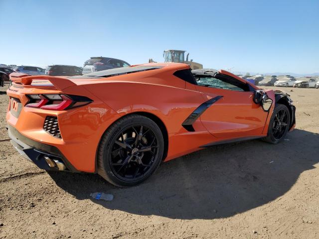 1G1YC2D47M5101217 - 2021 CHEVROLET CORVETTE STINGRAY 3LT ORANGE photo 3