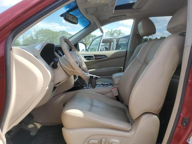 5N1AR2MM7EC702613 - 2014 NISSAN PATHFINDER S ბურგუნდია ფოტო 7