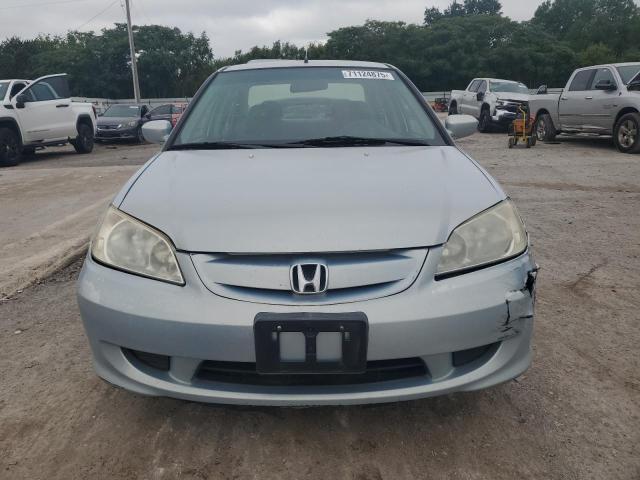 JHMES95635S008136 - 2005 HONDA CIVIC HYBRID 银色 照片 5