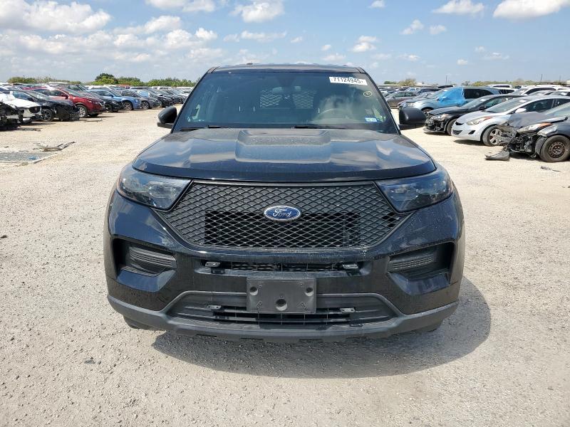 1FM5K8AB3MGA64573 - 2021 FORD EXPLORER POLICE INTERCEPTOR Черный фото 5