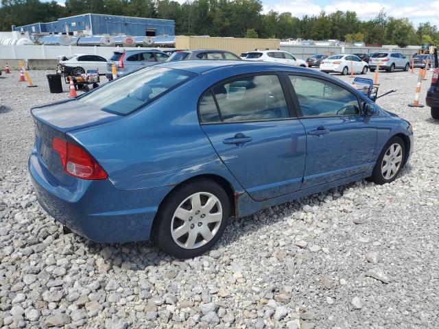 1HGFA16517L006206 - 2007 HONDA CIVIC LX ლურჯი ფოტო 3