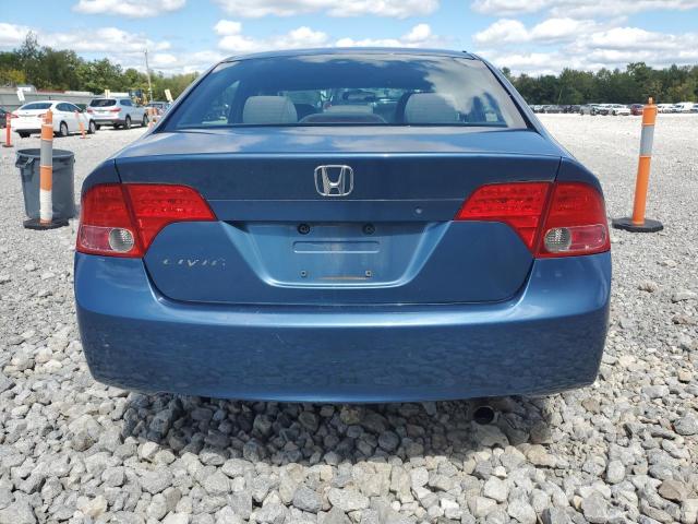 1HGFA16517L006206 - 2007 HONDA CIVIC LX ლურჯი ფოტო 6