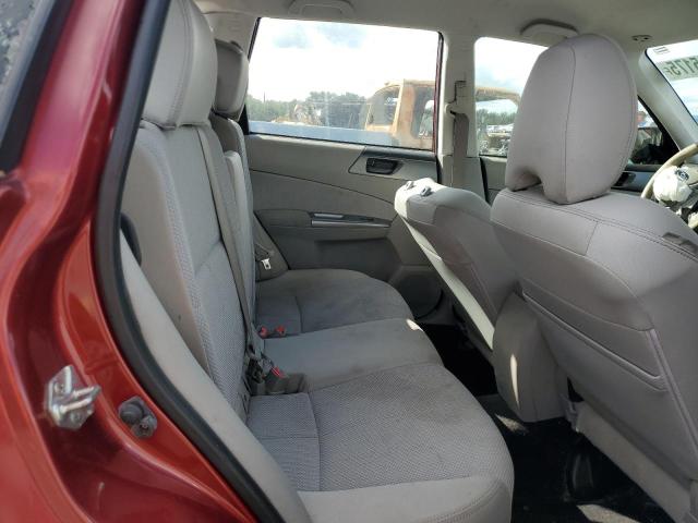 JF2SHABC8DH409578 - 2013 SUBARU FORESTER 2.5X Бордовий фото 10