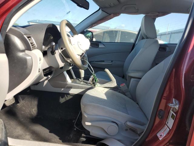 JF2SHABC8DH409578 - 2013 SUBARU FORESTER 2.5X Бордовий фото 7