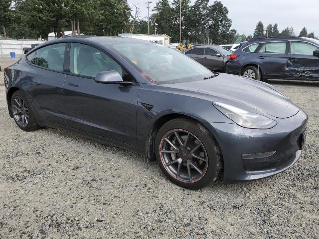 5YJ3E1EB2NF195137 - 2022 TESLA MODEL 3 石墨色 照片 4