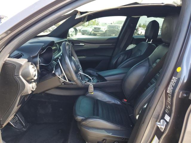 ZASFAKNN1J7B70035 - 2018 ALFA ROMEO STELVIO TI SPORT GRAY photo 7