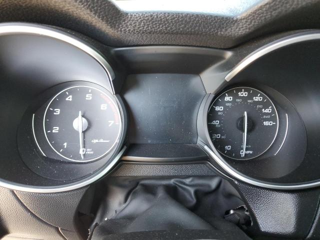 ZASFAKNN1J7B70035 - 2018 ALFA ROMEO STELVIO TI SPORT GRAY photo 9