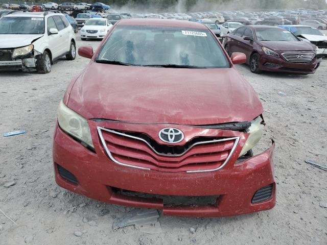 4T4BF3EK6BR136293 - 2011 TOYOTA CAMRY BASE RED photo 5