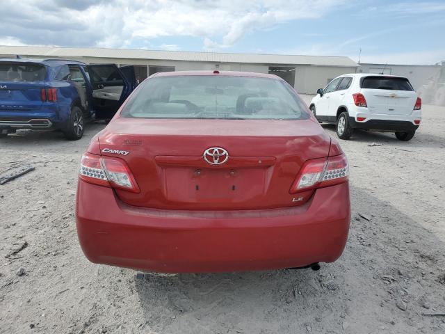 4T4BF3EK6BR136293 - 2011 TOYOTA CAMRY BASE RED photo 6
