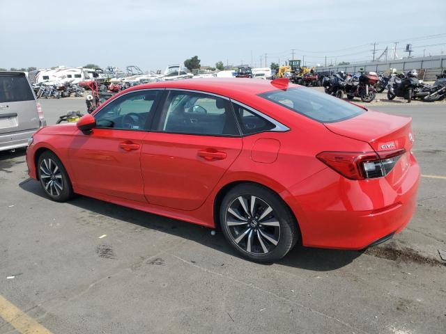 2HGFE1F76NH317940 - 2022 HONDA CIVIC EX RED photo 2