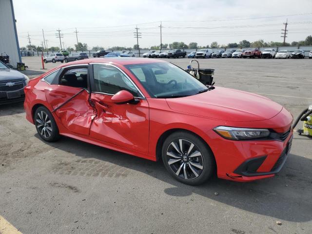 2HGFE1F76NH317940 - 2022 HONDA CIVIC EX RED photo 4