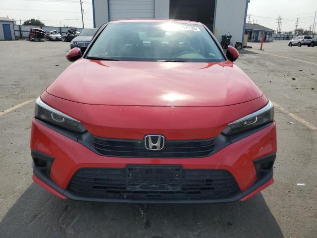 2HGFE1F76NH317940 - 2022 HONDA CIVIC EX RED photo 5