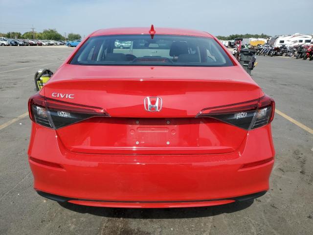 2HGFE1F76NH317940 - 2022 HONDA CIVIC EX RED photo 6