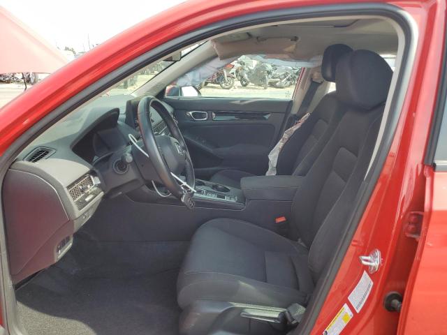 2HGFE1F76NH317940 - 2022 HONDA CIVIC EX RED photo 7