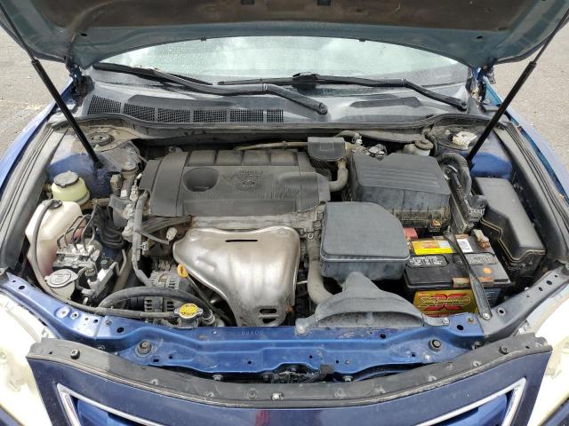 4T1BF3EK7BU735049 - 2011 TOYOTA CAMRY BASE BLUE photo 11