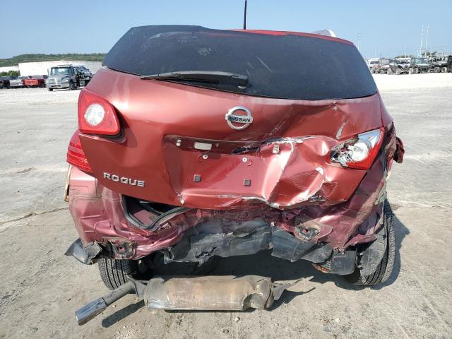 JN8AS58T08W018604 - 2008 NISSAN ROGUE S MAROON photo 6