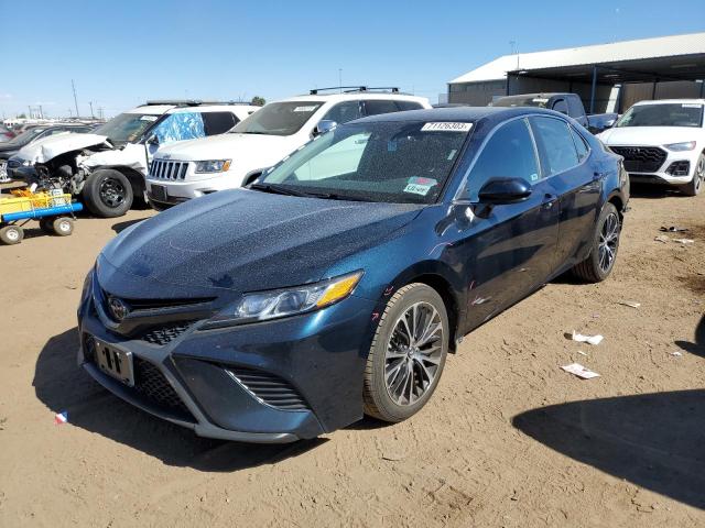 4T1B11HK8KU751839 - 2019 TOYOTA CAMRY L TEAL photo 1