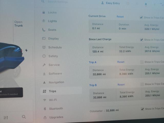 5YJ3E1EB5PF708139 - 2023 TESLA MODEL 3 BLUE photo 9