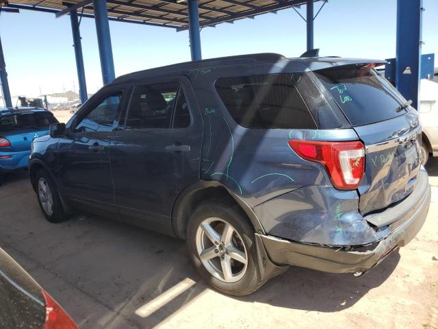 1FM5K7B80JGC94211 - 2018 FORD EXPLORER BLUE photo 2