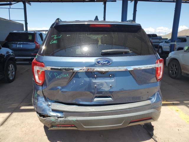 1FM5K7B80JGC94211 - 2018 FORD EXPLORER BLUE photo 6
