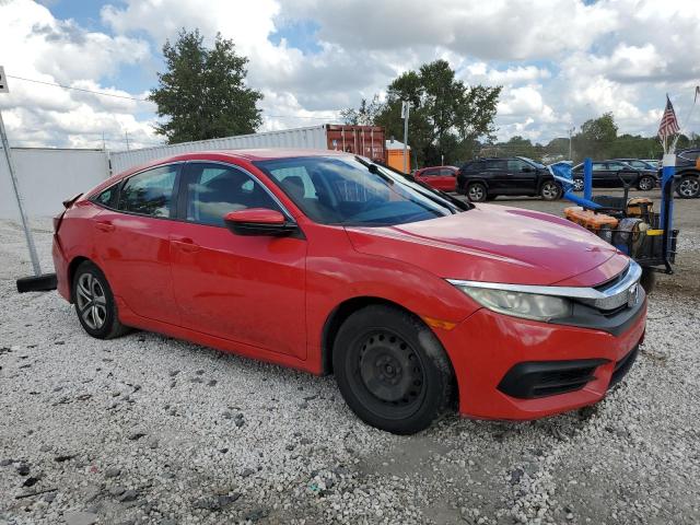 2HGFC2F57GH536564 - 2016 HONDA CIVIC LX RED photo 4