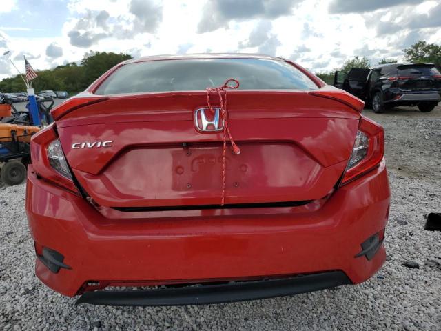 2HGFC2F57GH536564 - 2016 HONDA CIVIC LX RED photo 6