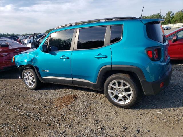 ZACNJCBB8MPN28336 - 2021 JEEP RENEGADE LATITUDE TEAL photo 2