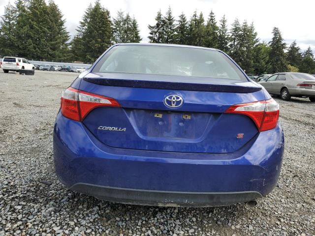 5YFBURHE2GP533307 - 2016 TOYOTA COROLLA L BLUE photo 6