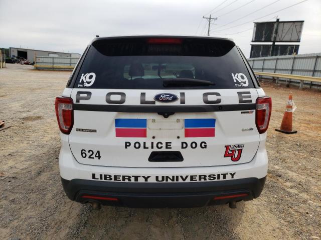 1FM5K8AR1GGB45010 - 2016 FORD EXPLORER POLICE INTERCEPTOR Weiß Foto 6