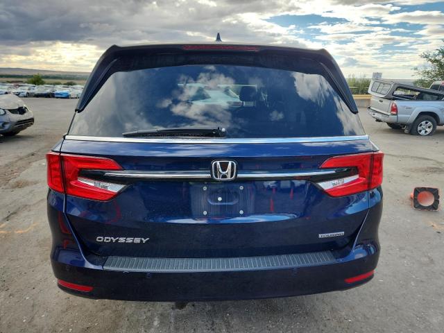 5FNRL6H81NB044612 - 2022 HONDA ODYSSEY TOURING BLUE photo 6
