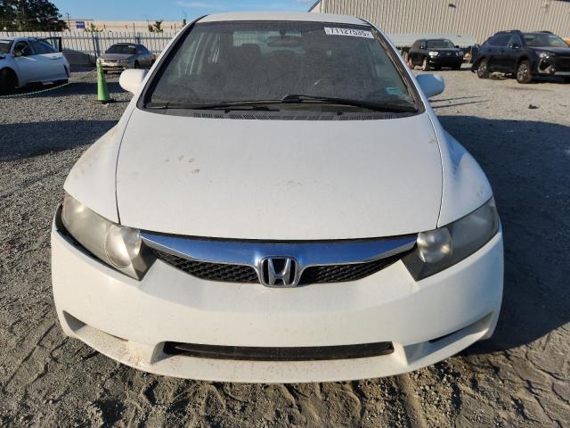 19XFA1F68BE036862 - 2011 HONDA CIVIC LX-S WHITE photo 5