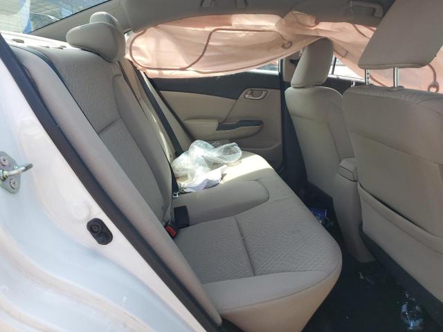 19XFB2F56EE046675 - 2014 HONDA CIVIC LX WHITE photo 10