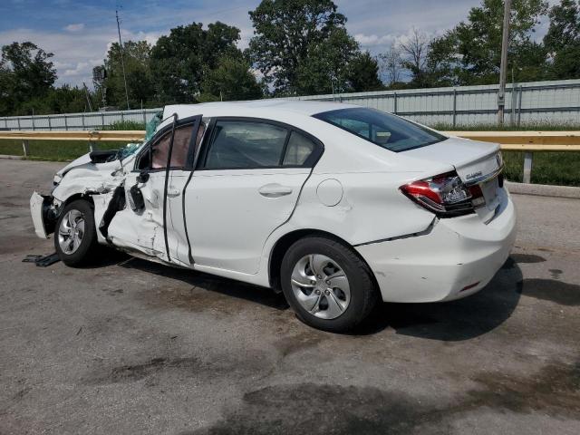 19XFB2F56EE046675 - 2014 HONDA CIVIC LX WHITE photo 2