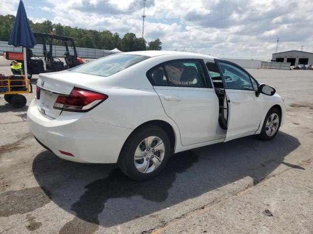 19XFB2F56EE046675 - 2014 HONDA CIVIC LX WHITE photo 3