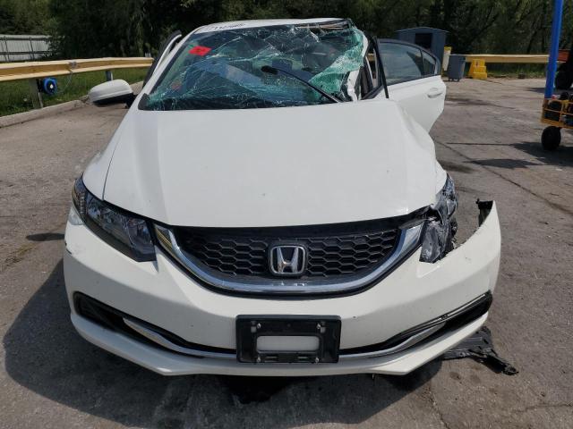 19XFB2F56EE046675 - 2014 HONDA CIVIC LX WHITE photo 5