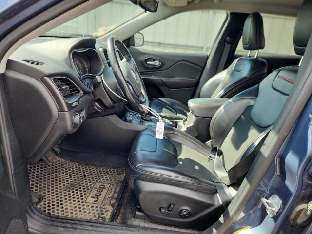 1C4PJMBN2KD375413 - 2019 JEEP CHEROKEE TRAILHAWK BLUE photo 7