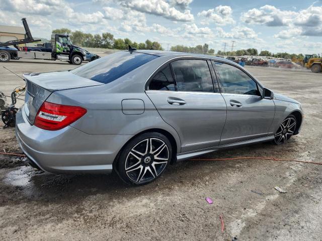 WDDGF8AB8DR251819 - 2013 MERCEDES-BENZ C 300 4MATIC GRAY photo 3