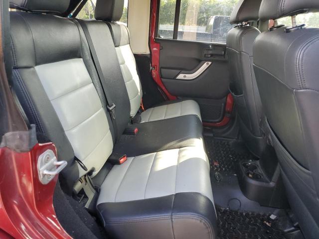 1J4BA5H17BL593450 - 2011 JEEP WRANGLER U SAHARA წითელი ფოტო 10