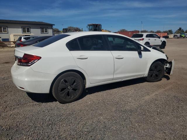 19XFB2F5XEE007720 - 2014 HONDA CIVIC LX WHITE photo 3
