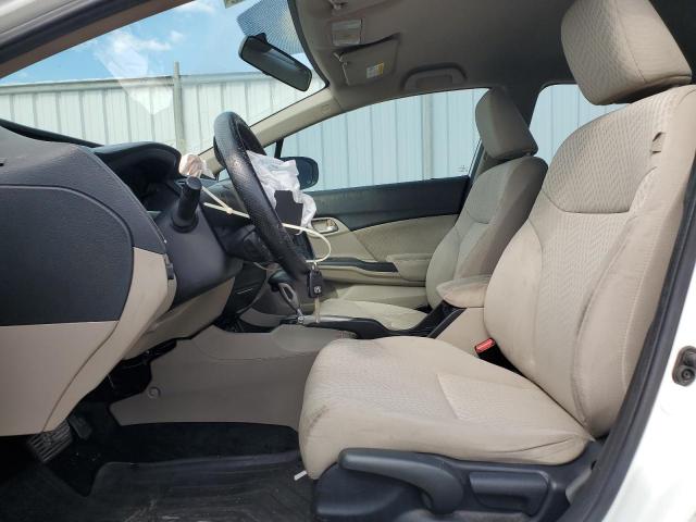 19XFB2F5XEE007720 - 2014 HONDA CIVIC LX WHITE photo 7