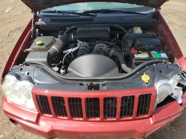 1J4GR48K45C679384 - 2005 JEEP GRAND CHEROKEE LAREDO Կարմիր լուսանկար 12