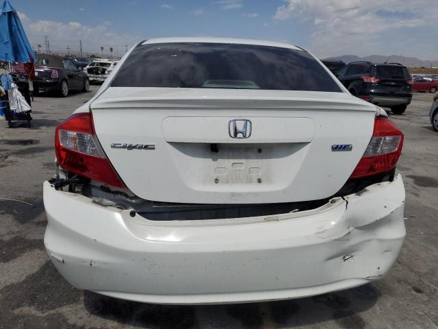 2HGFB2F64CH544417 - 2012 HONDA CIVIC HF WHITE photo 6