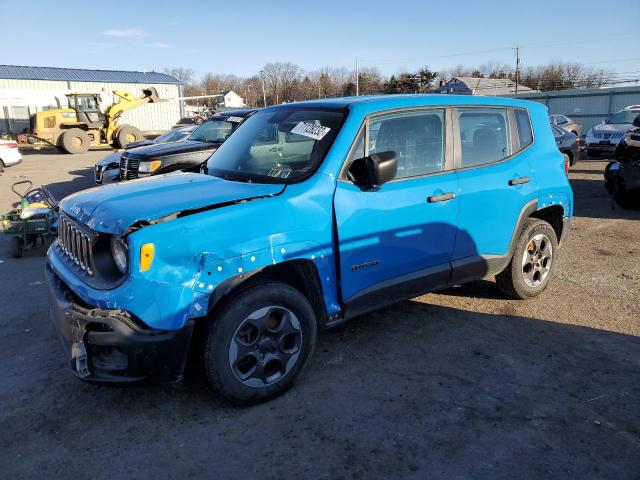 ZACCJBAT7FPC27946 - 2015 JEEP RENEGADE SPORT Կապույտ լուսանկար 1