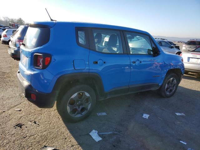 ZACCJBAT7FPC27946 - 2015 JEEP RENEGADE SPORT Կապույտ լուսանկար 3