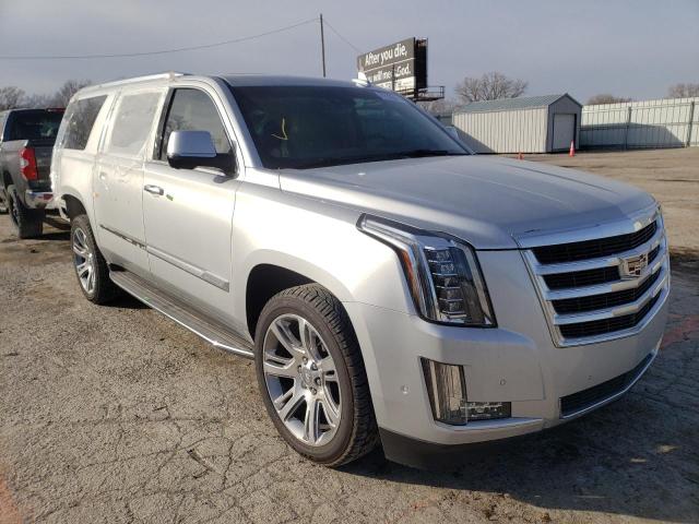 1GYS3HKJ0KR128638 - 2019 CADILLAC ESCALADE ESV LUXURY SILVER photo 1