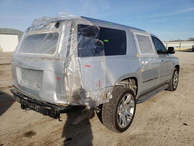 1GYS3HKJ0KR128638 - 2019 CADILLAC ESCALADE ESV LUXURY SILVER photo 4
