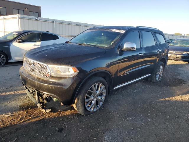 1C4SDJET4EC345883 - 2014 DODGE DURANGO CITADEL BLACK photo 1